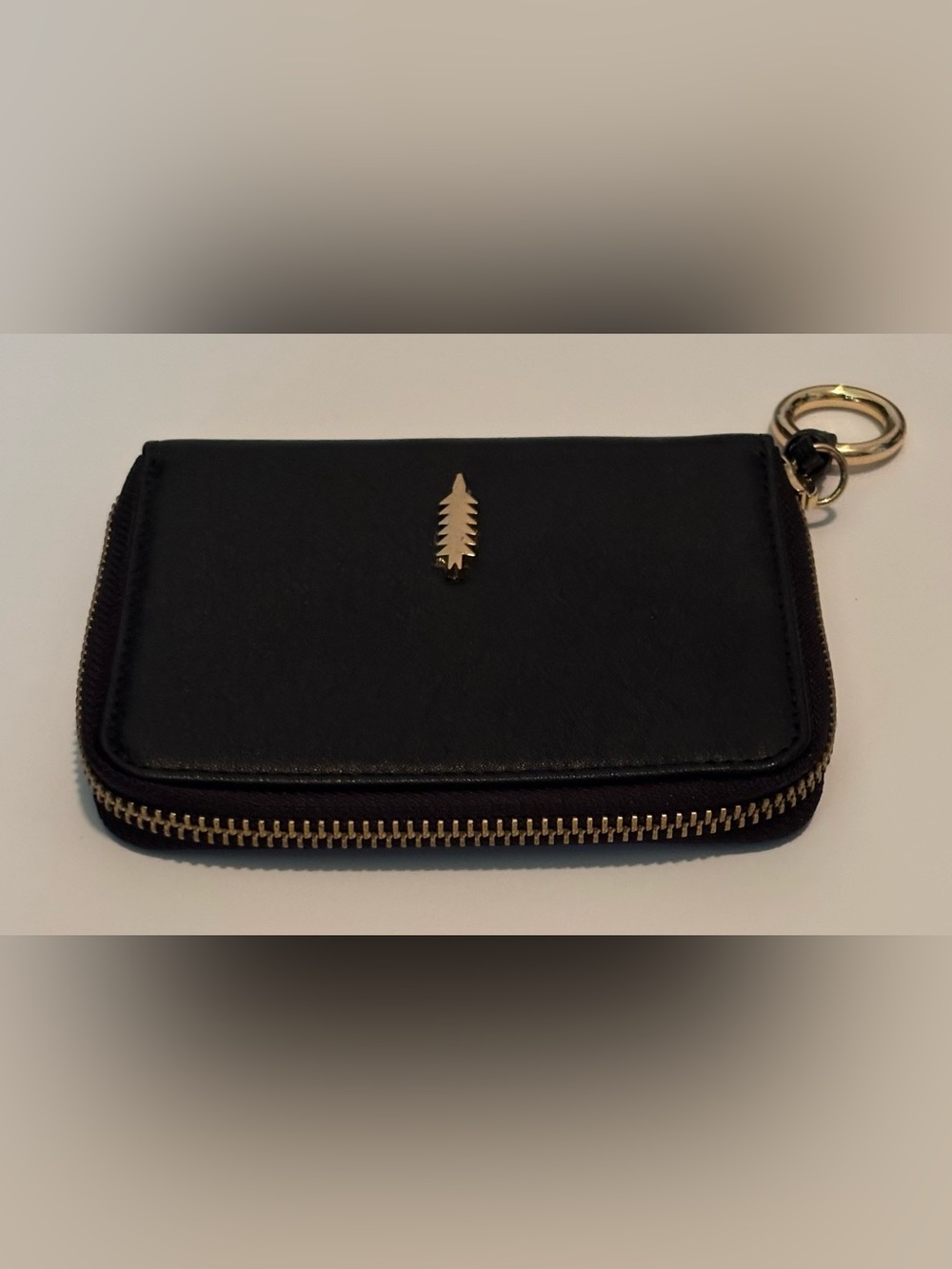 NWOT Thacker New York | Julia Zip-Around Wallet | Black Leather - Picture 4 of 10